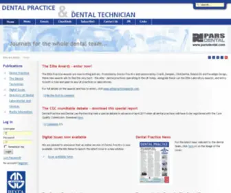 Dental-Practice.org(Dental Practice and The Dental Technician Journals) Screenshot