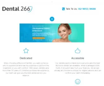 Dental266.com.au(Burwood Dentist) Screenshot