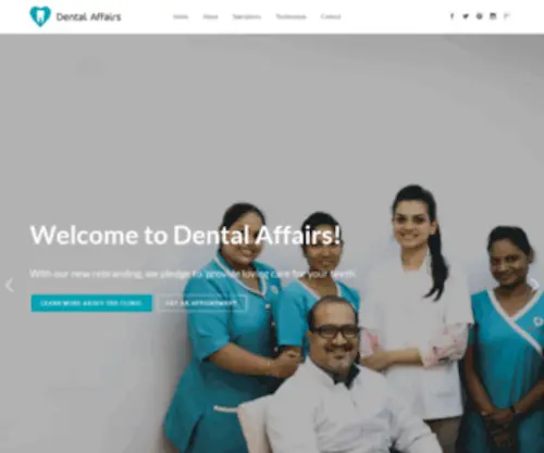 Dentalaffairs.in(Dental Affairs) Screenshot