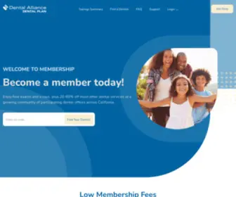 Dentalalliancedentalplan.com(Dental Membership Plan) Screenshot