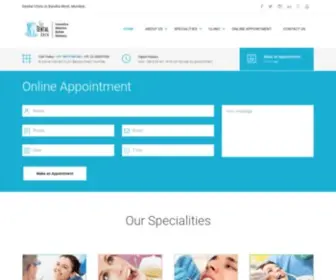 Dentalarchindia.com(The Dental Arch) Screenshot