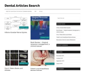 Dentalarticles.com(Free full text articles on subjects in relation to dentistry) Screenshot