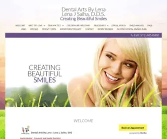 Dentalartsbylena.com(Austin dentist) Screenshot