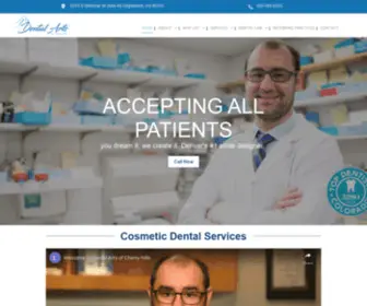 Dentalartsofcherryhills.com(Dental Arts of Cherry Hills) Screenshot