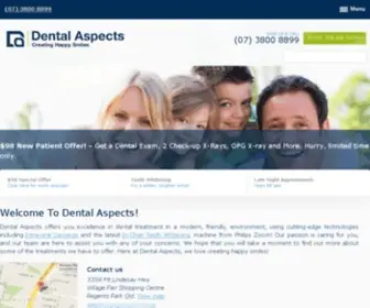 Dentalaspects.com.au(Browns Plains Dentist) Screenshot