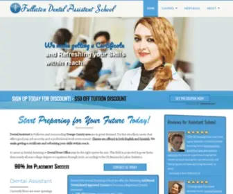 Dentalassistantfullerton.com(Dental Assistant Fullerton in Orange County CA) Screenshot