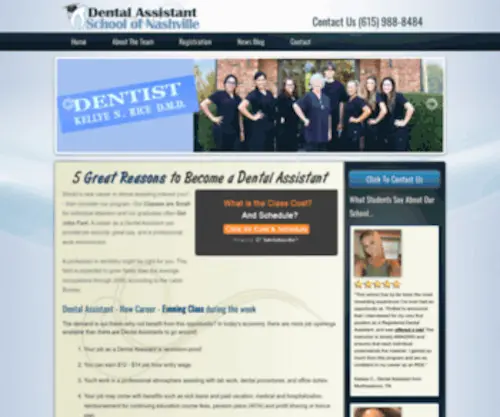 Dentalassistantnashville.com(Dental Assistant Nashville in Tennessee TN) Screenshot