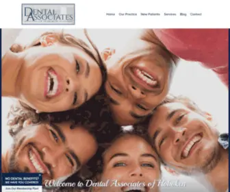 Dentalassociatesofhoboken.com(Dental Associates of Hoboken) Screenshot