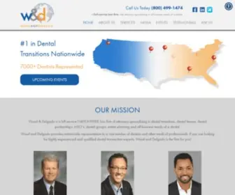 Dentalattorneys.com(Wood & Delgado Dental Attorneys) Screenshot