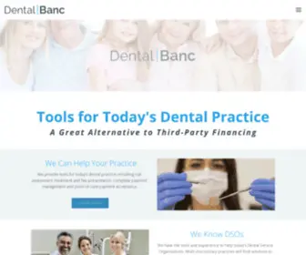 Dentalbanc.com(Dentist) Screenshot