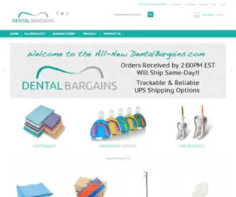 Dentalbargains.com(Dental Bargains) Screenshot