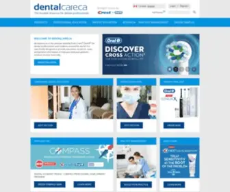 Dentalcare.ca(Exclusively for Canadian dental professionals) Screenshot