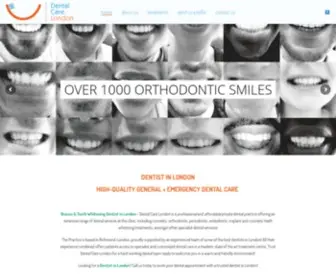 Dentalcarelondon.co.uk(Dental Care London) Screenshot