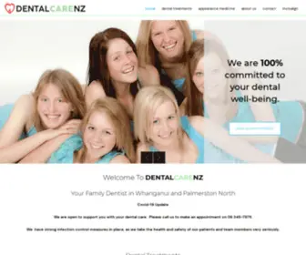 Dentalcarenz.co.nz(Family Dentist in Wanganui and Palmerston North) Screenshot