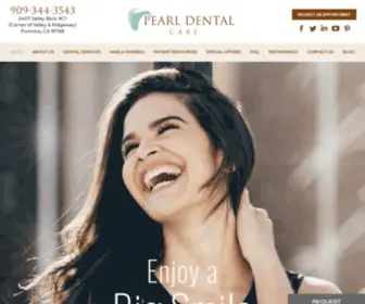 Dentalcareofpomona.com(Dentist Pomona) Screenshot