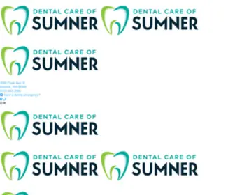 Dentalcareofsumner.com(Dentistry In Sumner) Screenshot