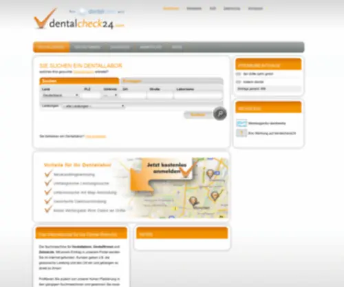 Dentalcase.net(Neue Website) Screenshot