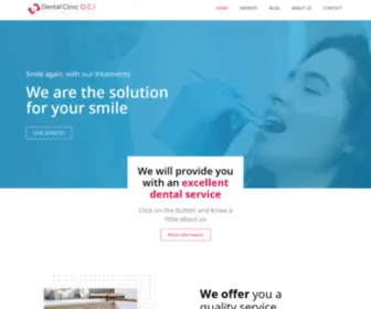 Dentalclinicoci.com(Dental Clínic OCI) Screenshot