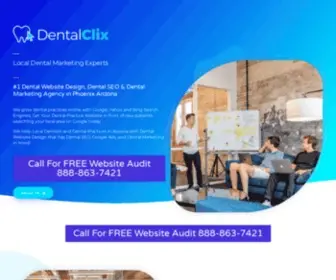 Dentalclix.com(Dental Marketing Phoenix) Screenshot
