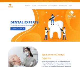 Dentalexperts.com(Dental Experts) Screenshot