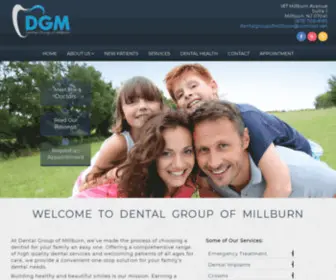 Dentalgroupofmillburn.com(Short Hills Dentist) Screenshot