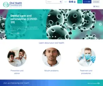 Dentalhealth.org(Oral Health Foundation) Screenshot