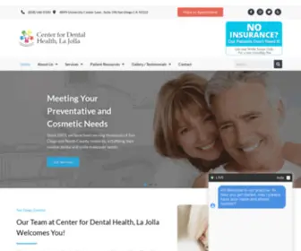 Dentalhealthlajolla.com(Centre for Dental Health La Jolla) Screenshot