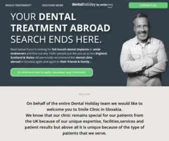 Dentalholiday.co.uk(All on teeth dental implants abroad) Screenshot