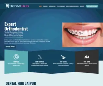 Dentalhubjaipur.com(Orthodontist in Malviya Nagar) Screenshot