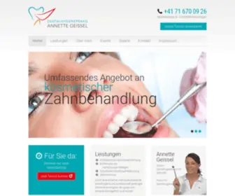 Dentalhygiene-Kreuzlingen.ch(Praxis) Screenshot