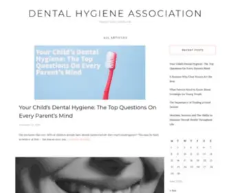 Dentalhygieneassociation.com(Dental Hygiene Association) Screenshot