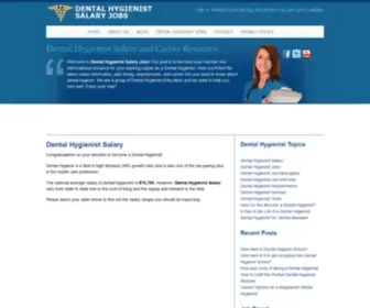 Dentalhygienistsalaryjobs.com(Welcome) Screenshot