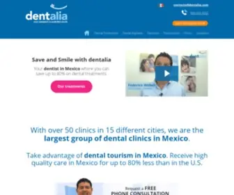 Dentalia-Clinics.com(Dentalia Clinics) Screenshot