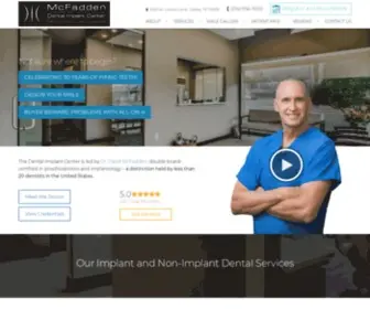 Dentalimplantcenter.com(The Dental Implant Center) Screenshot