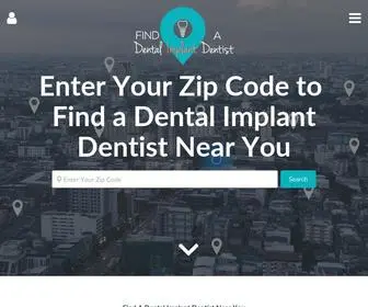 Dentalimplantdentistnearme.com(Easily find the best dental implant dentists in your area) Screenshot