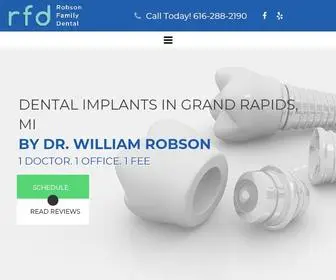 Dentalimplantgrandrapids.com(Dental Implants in Grand Rapids) Screenshot