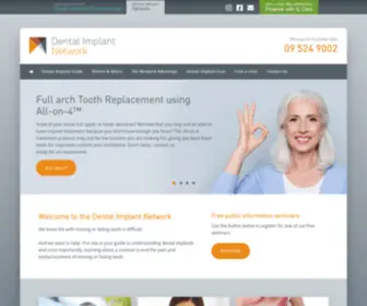 Dentalimplantnetwork.co.nz(We know life with missing or failing teeth) Screenshot