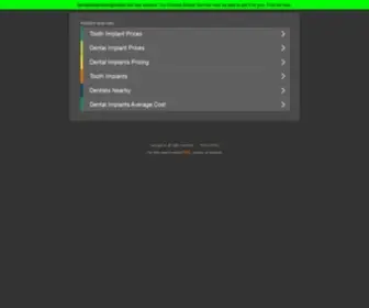 Dentalimplantsinsightsfast.info(Affordable Dental Implants) Screenshot