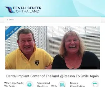 Dentalimplantsthailand.org(Dental Implant Center of Thailand &Cconint) Screenshot