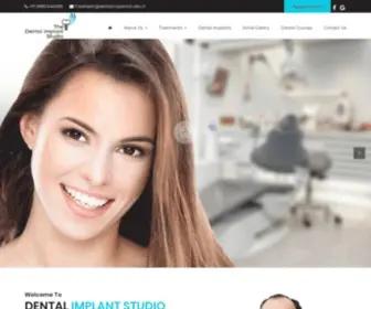 Dentalimplantstudio.in(Dental Implant Studio) Screenshot