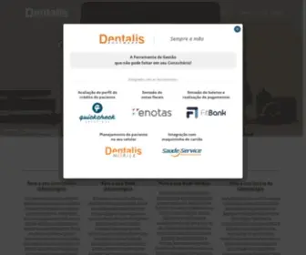 Dentalis.com.br(Software odontologico) Screenshot