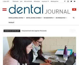 Dentaljournal.co(Dental journal) Screenshot