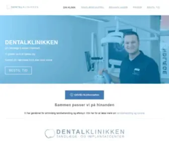 Dentalklinikken.dk(Tandlæge) Screenshot