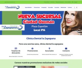 Dentallazapopana.com(Bienvenidos a Clínica Dental la Zapopana) Screenshot