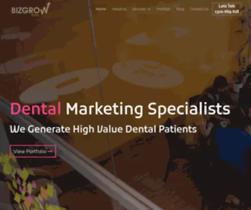 Dentalmarketingco.com.au(Dental Marketing Company in Melbourne) Screenshot