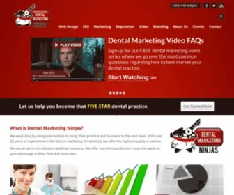 Dentalmarketingninjas.com(Marketing, SEO, Web Design) Screenshot