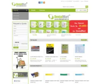 Dentalmart.in(Online shopping dental products) Screenshot