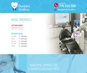 Dentalnistudio.cz(Dentální studio) Screenshot