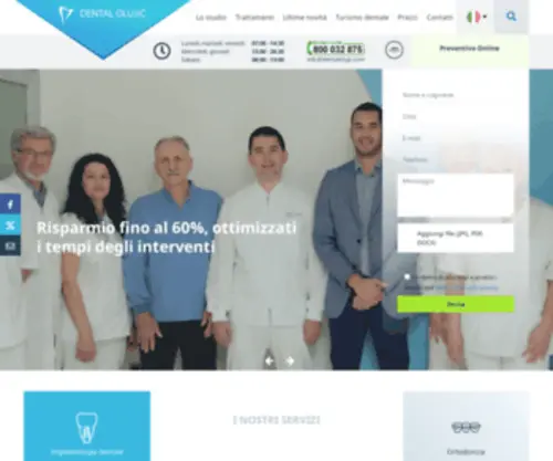 Dentalolujic.it(Dentista Croazia Fiume) Screenshot