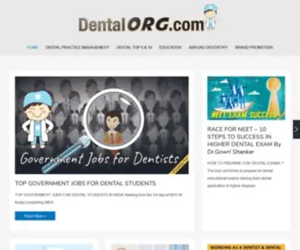 Dentalorg.com(Dental Practice Management for Dentists) Screenshot